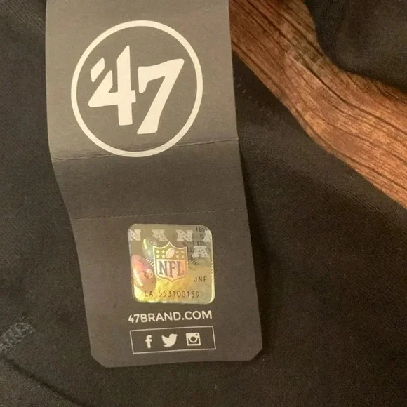 NFL Houston Texans Hoodie Sweatshirt Men's Medium Blue New - Picture 5 of 8